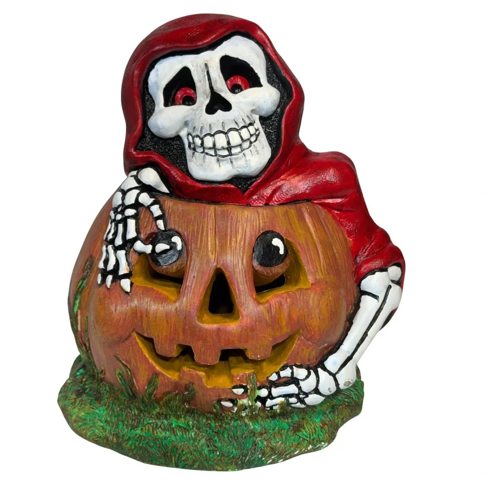90's Hand painted Ceramic Mold‎ Halloween 7